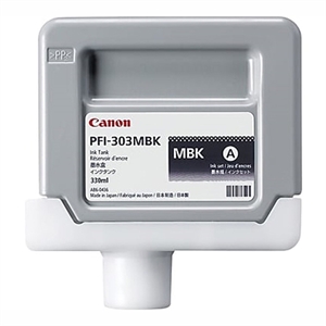 Canon PFI-303 MBK Matte Black - 330 ml blækpatron
